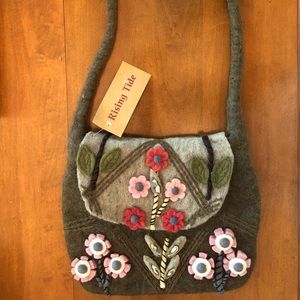 Rising Tide Handmade Wool Purse
